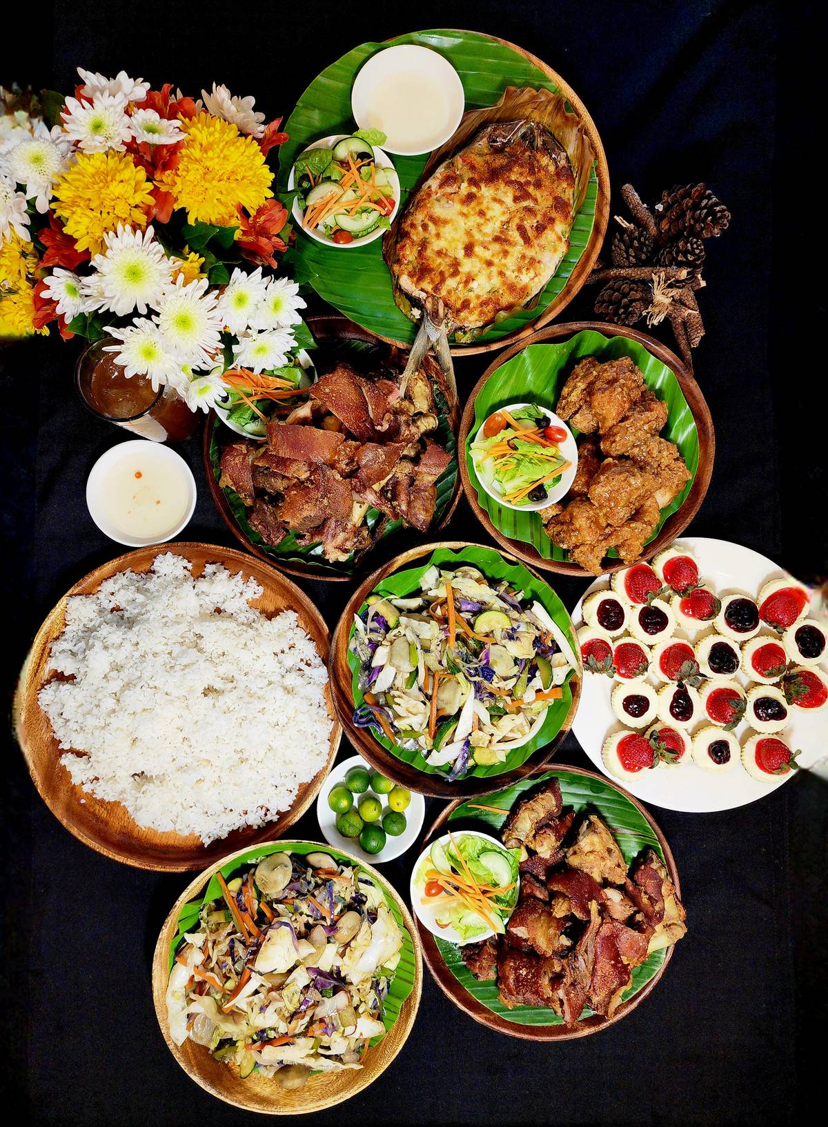 dishes served at Brisa del Baguio.